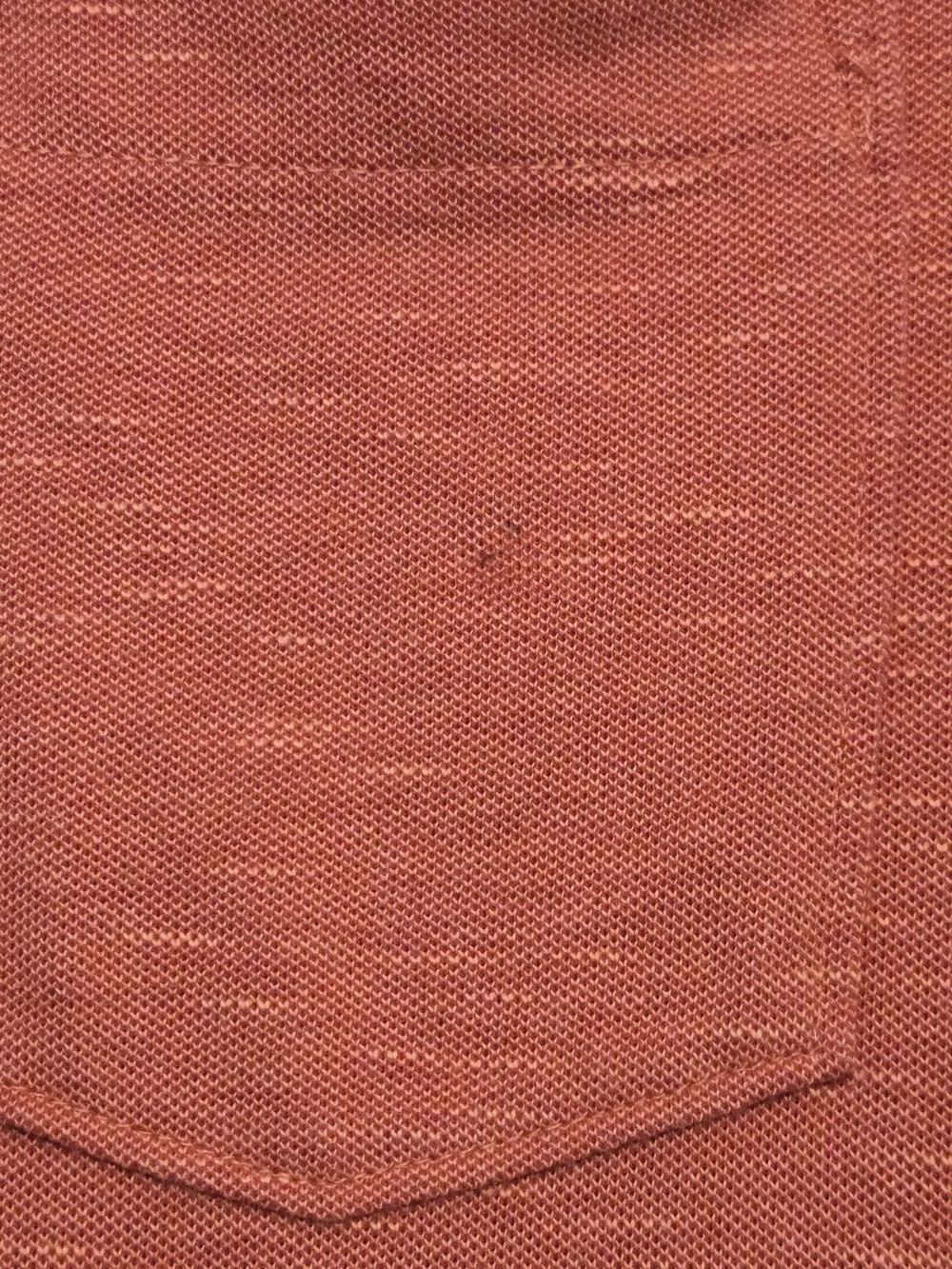 Banana Republic Mens Large Performance Pique Polo Shirt Coral Red Pocket